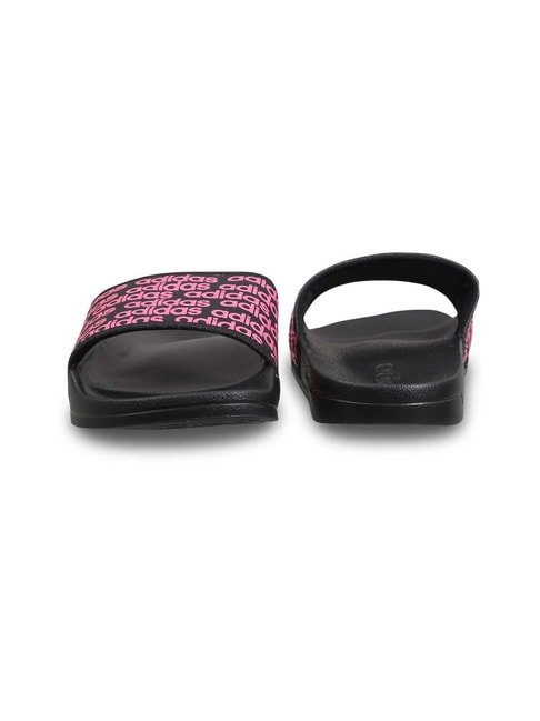 Adidas Women's SPRIGHT Black Slides - View 3