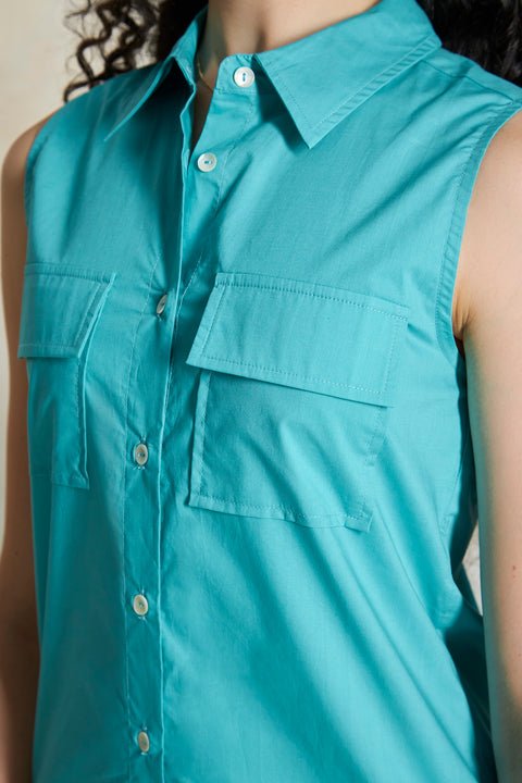 Hancy 100% Cotton Shirt Dress - View 5